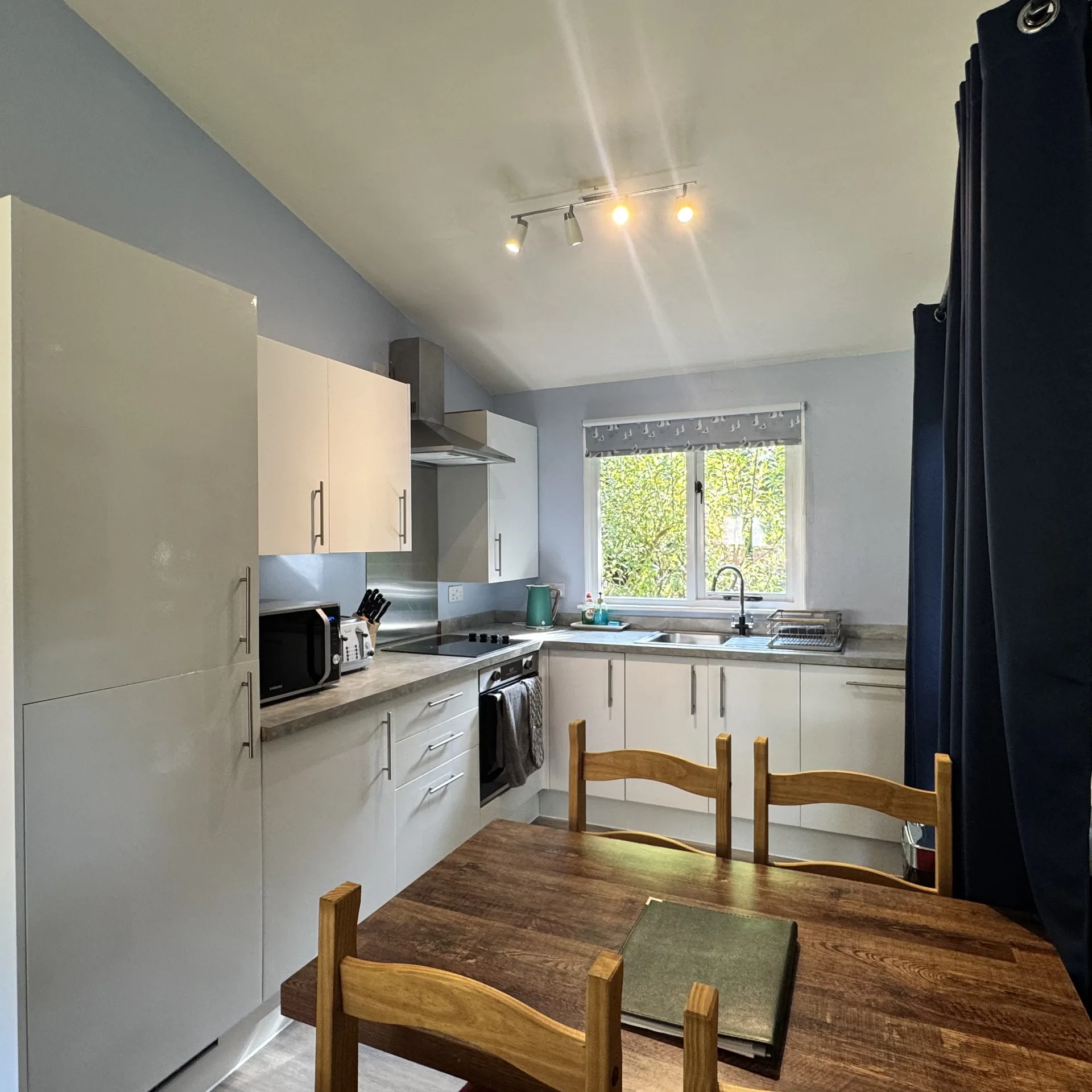 Stamford’s fitted kitchen with full-size appliances