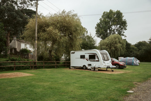 Caravan park in Cornwall